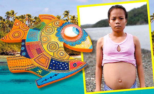 Жители филиппинской деревни уверены, что девочка забеременела от... рыбы!